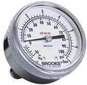 Brooks Instrument Indicating Pressure Gauge, S122/C122/F122 Series
